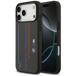 BMW M Kevlar Lines & Logo MagSafe tok iPhone 17 Pro Max készülékhez fekete