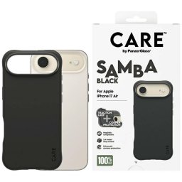 Case CARE by PanzerGlass Divatos Samba MagSafe iPhone Air készülékhez fekete