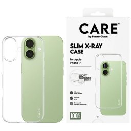 CARE by PanzerGlass tok Divatos X-Ray Soft Basic iPhone 17 átlátszó tokhoz