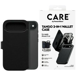 Case CARE by PanzerGlass Feature Tango 2w1 pénztárca tok MagSafe iPhone Airhez fekete
