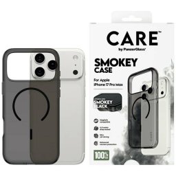 CARE by PanzerGlass Zászlóshajó Urban Explorer tok fekete MagSafe-rel iPhone 17 Pro Max füsthöz