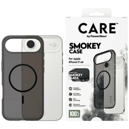 CARE by PanzerGlass Flagship Urban Explorer tok fekete színben MagSafe iPhone Air füstre