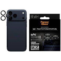 PanzerGlass Hoops Ceramic II kamera objektív üveg iPhone 17 Pro / 17 Pro Max / 16 Pro / 16 Pro Max készülékhez