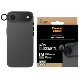 PanzerGlass Hoops edzett üveg lencse képernyővédő az iPhone Air készülékhez Fekete