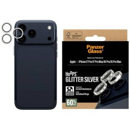 Edzett üveg lencsevédő PanzerGlass Hoops Glitter az iPhone 17 Pro / 17 Pro Max / 16 Pro készülékhez