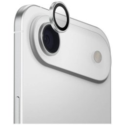 UNIQ Optix alumínium kamera objektívvédő iPhone Air készülékhez, applikátorral, ezüst színben