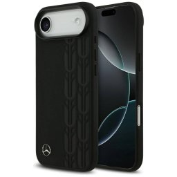Mercedes Leather Laurel Leaves MagSafe tok iPhone Airhez Fekete