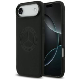 Mercedes Leather Vintage Logo MagSafe tok iPhone Air fekete bőrhöz