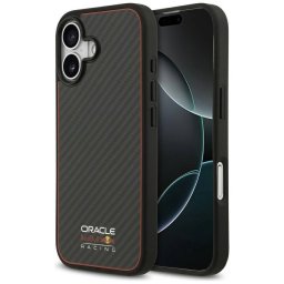Red Bull Kevlar Logo Matt MagSafe tok iPhone 17 fekete