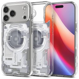 Spigen Ultra Hybrid Mag Mag MagSafe tok iPhone 17 Pro Zero One Fehér