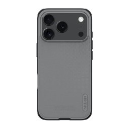 NILLKIN SUPER FROSTED PRO műanyag telefonvédő (ütésállóság, gumírozott, érdes felület) ÁTLÁTSZÓ/FEKETE Apple iPhone 17 Pro Max