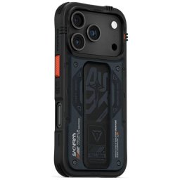 Skinarma Aegis tok iPhone 17 Pro mágneses töltés + markolat állvány tengerészgyalogsághoz