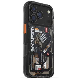 Skinarma Spectra tok iPhone 17 Pro mágneses töltés Fekete