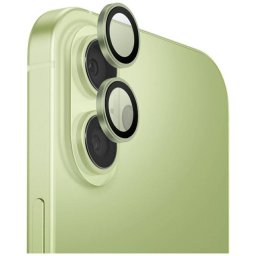 Edzett üveg kameraobjektívhez UNIQ Optix alumínium kamera objektívvédő iPhone 17 készülékhez, applikátorral