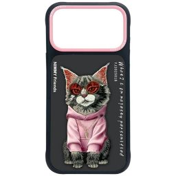 tok Nimmy szemüveg Cool Cat iPhone 17 Pro-hoz fekete
