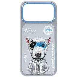 Nimmy Cool&Cute 2.0 kutya tok iPhone 17 Pro Max készülékhez szürke