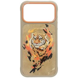 Nimmy Tiger MagSafe tok iPhone 17 Pro készülékhez világosbarna színben