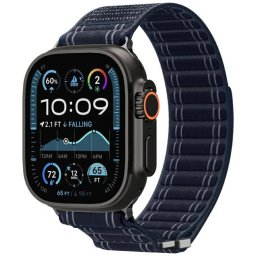 Spigen WBF0 szíj Apple Watch 8/9/10/11/SE/Ultra (44/45/46/49mm) tengerészkék színű órához