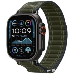Spigen WBF0 szíj Apple Watch 8/9/10/11/SE/Ultra (44/45/46/49mm) zöld