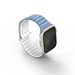 UNIQ szíj Revix Evo Apple Watch Series 1-9/SE/SE2/SE3 38/40/41mm Reversible Magnetic kék
