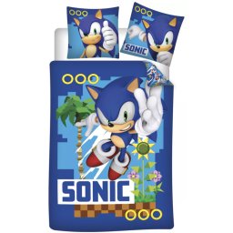 Sonic a sündisznó gyerek, ovis ágyneműhuzat 100×135cm, 40×60 cm Nr 03