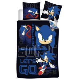 Sonic a sündisznó gyerek, ovis ágyneműhuzat 100×135cm, 40×60 cm Nr 04