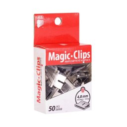 Iratcsíptetõ fûzõkapocs 4,8mm, 50 db/doboz, Ico Magic clipper