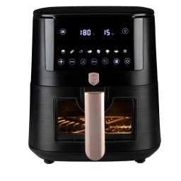 Berlinger Haus Air Fryer / forrólevegős sütő ablakkal 5 literes 1400W Black Rose Collection BH/9488
