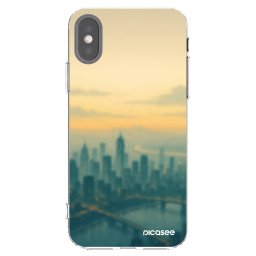 Átlátszó szilikon tok az alábbi mobiltelefonokra Apple iPhone X/XS - Airplane mode