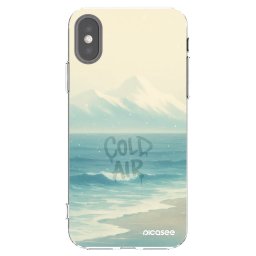 Átlátszó szilikon tok az alábbi mobiltelefonokra Apple iPhone X/XS - COLD AIR