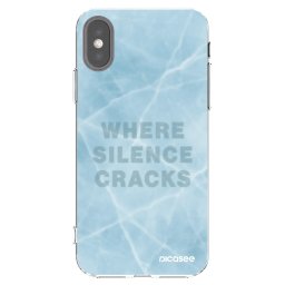 Átlátszó szilikon tok az alábbi mobiltelefonokra Apple iPhone X/XS - SILENCE