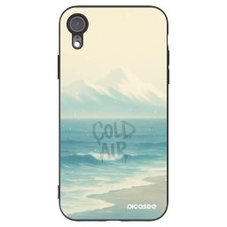Fekete szilikon tok az alábbi mobiltelefonokra Apple iPhone XR - COLD AIR