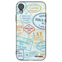 Fekete szilikon tok az alábbi mobiltelefonokra Apple iPhone XR - PASSPORT EDITION