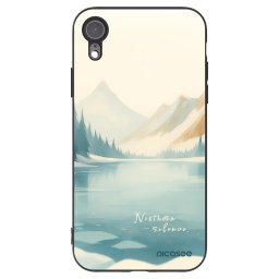 Fekete szilikon tok az alábbi mobiltelefonokra Apple iPhone XR - NOTHERN SILENCE