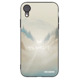 Fekete szilikon tok az alábbi mobiltelefonokra Apple iPhone XR - IN TRANSIT