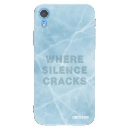 Átlátszó szilikon tok az alábbi mobiltelefonokra Apple iPhone XR - SILENCE