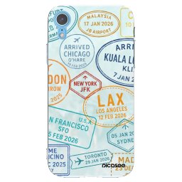 Átlátszó szilikon tok az alábbi mobiltelefonokra Apple iPhone XR - PASSPORT EDITION
