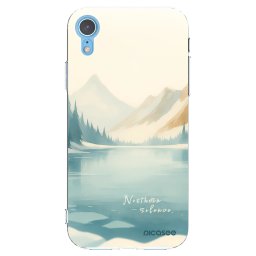 Átlátszó szilikon tok az alábbi mobiltelefonokra Apple iPhone XR - NOTHERN SILENCE