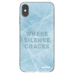 Átlátszó szilikon tok az alábbi mobiltelefonokra Apple iPhone XS Max - SILENCE