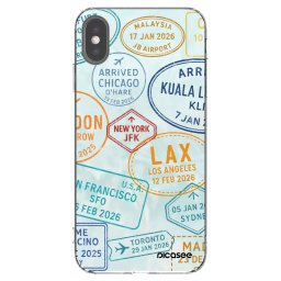 Átlátszó szilikon tok az alábbi mobiltelefonokra Apple iPhone XS Max - PASSPORT EDITION