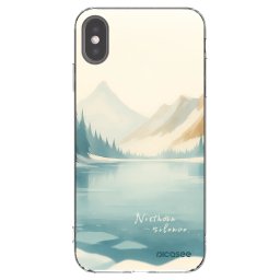 Átlátszó szilikon tok az alábbi mobiltelefonokra Apple iPhone XS Max - NOTHERN SILENCE