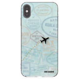 Átlátszó szilikon tok az alábbi mobiltelefonokra Apple iPhone XS Max - FLIGHT PATH