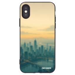 Fekete szilikon tok az alábbi mobiltelefonokra Apple iPhone X/XS - Airplane mode