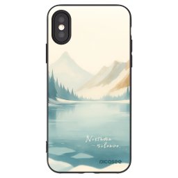 Fekete szilikon tok az alábbi mobiltelefonokra Apple iPhone X/XS - NOTHERN SILENCE