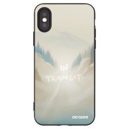 Fekete szilikon tok az alábbi mobiltelefonokra Apple iPhone X/XS - IN TRANSIT