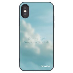 Fekete szilikon tok az alábbi mobiltelefonokra Apple iPhone X/XS - CHASiNG LIGHT