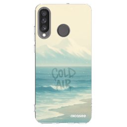 Átlátszó szilikon tok az alábbi mobiltelefonokra Huawei P30 Lite - COLD AIR