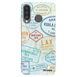 Átlátszó szilikon tok az alábbi mobiltelefonokra Huawei P30 Lite - PASSPORT EDITION