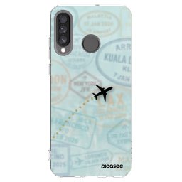 Átlátszó szilikon tok az alábbi mobiltelefonokra Huawei P30 Lite - FLIGHT PATH