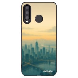Fekete szilikon tok az alábbi mobiltelefonokra Huawei P30 Lite - Airplane mode
